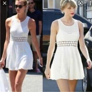 Free People White Mini Dress